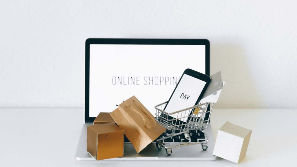 Online shopping concept