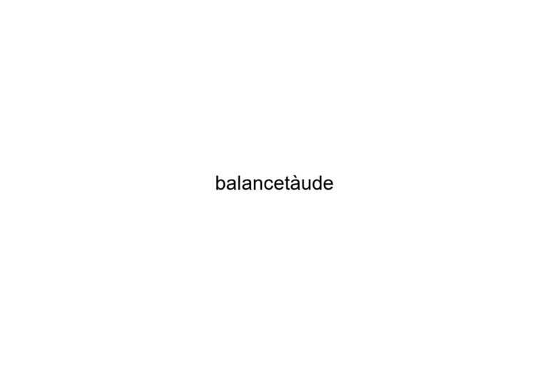 balancetude