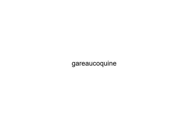 gareaucoquine