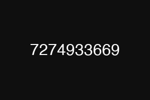7274933669