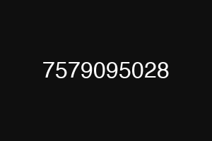 7579095028