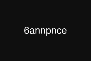 6annpnce