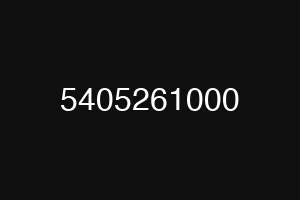 5405261000