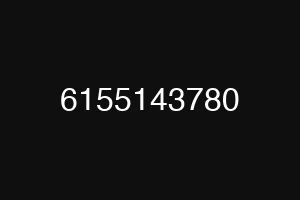 6155143780