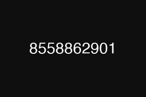 8558862901