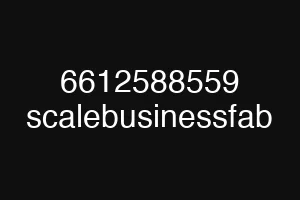6612588559 scalebusinessfab